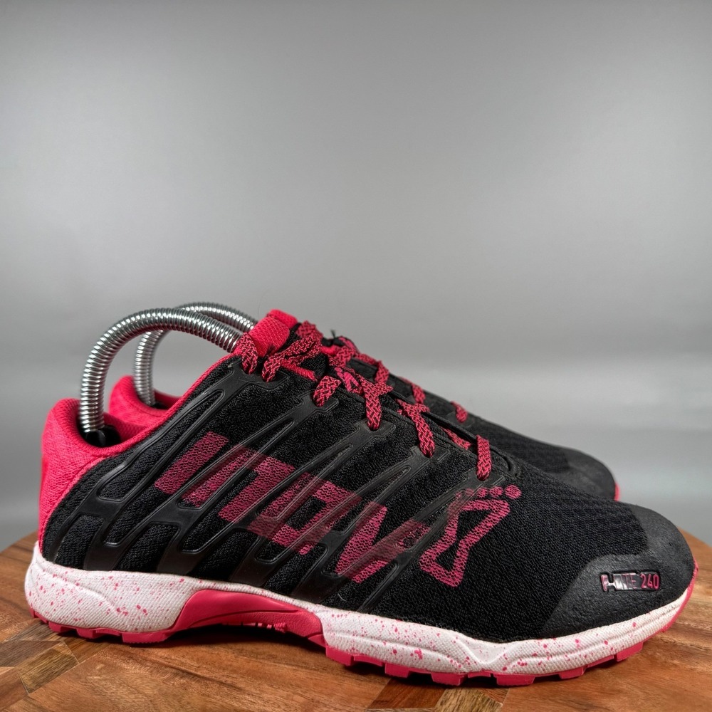Inov-8 F-Lite 240 Womens‎ 8 Black Pink Precision Fit Cross Training Shoes